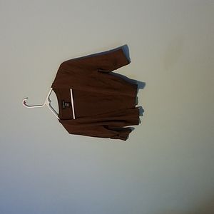 Like new brown short cardigan
